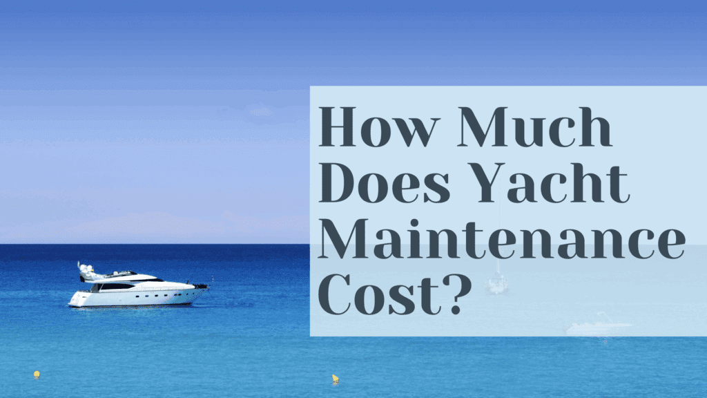 Luxury white yacht docked at a marina with visible maintenance crew onboard, representing the real-world upkeep costs associated with yacht ownership—ideal for illustrating the question, “How Much Does Yacht Maintenance Cost?”
